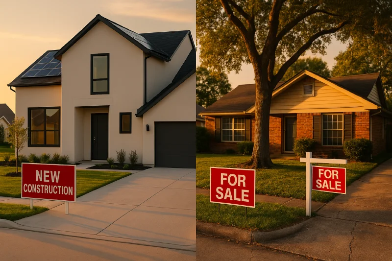 What Are the Pros and Cons of New Construction Versus Resale Homes in Cypress?
